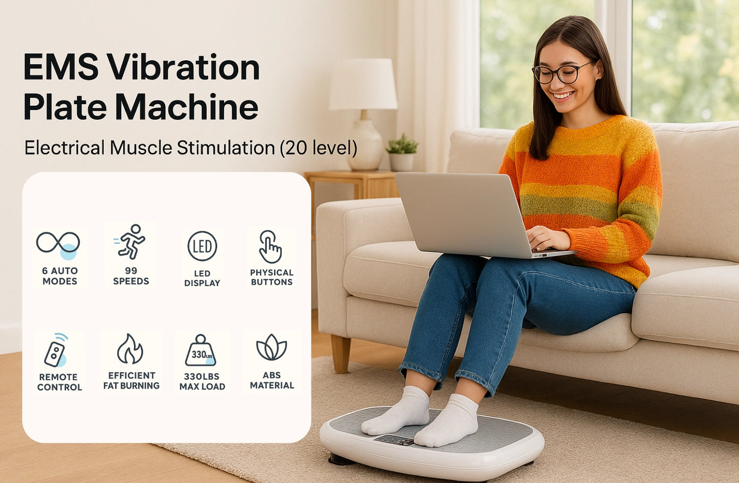 AI EMS Vibration Plate