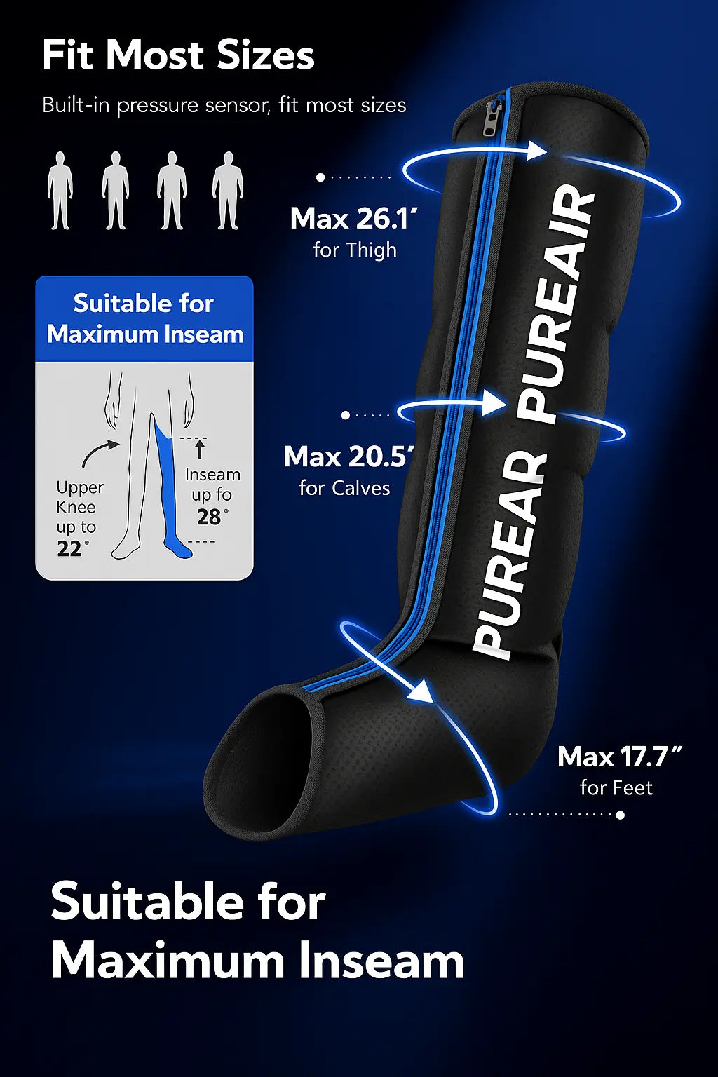 PUREAIR AI Leg Massager Holist