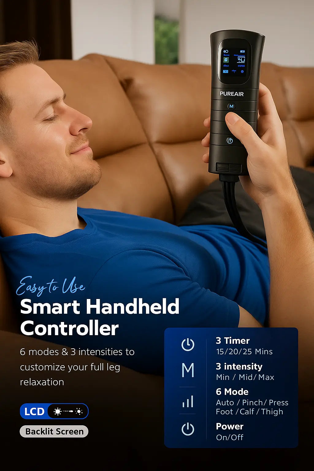 PUREAIR AI Leg Massager Holist